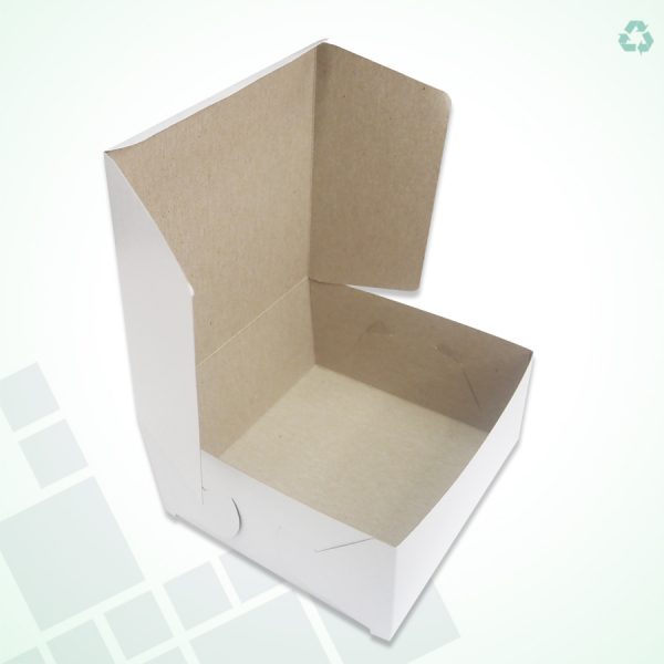 Caja Cuadrada Blanca