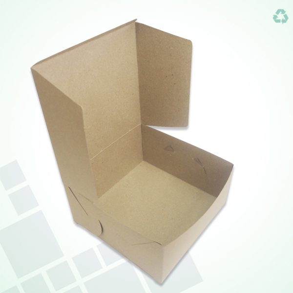 Caja Cuadrada Kraft